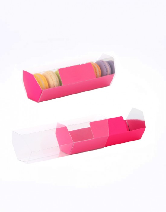 Boîte macarons Hexagone