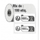 Bobine étiquette info-tri
